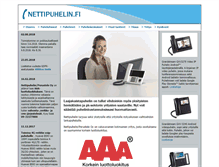 Tablet Screenshot of nettipuhelin.fi